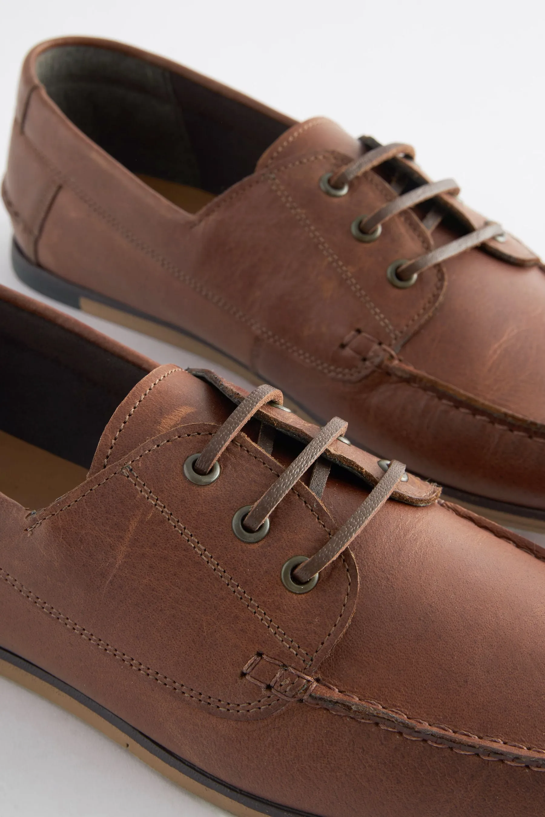 Marrone chiaro   - Formale - Scarpe da barca in pelle
